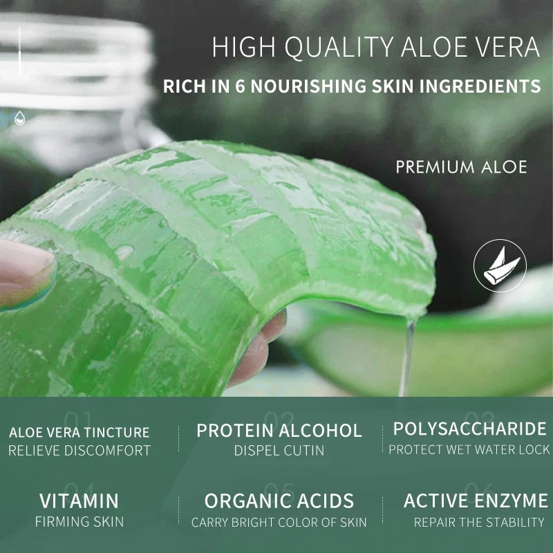Aloe Vera Face Moisturizing Spray Improve Dryness Makeup Base Liquid Sooth Skin Refreshing Non Greasy Facial Toner Care Water