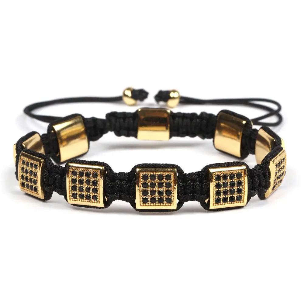Charms Bracelet Men Jewelry Braiding Macrame Bracelets Pulseira Masculina Gift Erkek bileklik