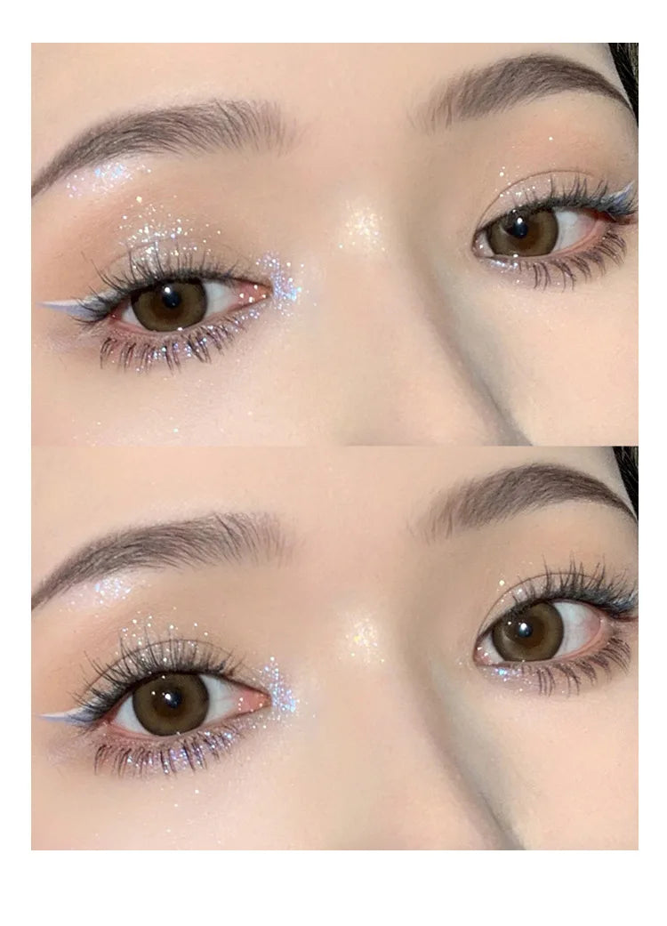 Diamond Glitter Eyeshadow Liner Pencil Face Makeup Highlighter Long lasting Matte Pink Silkworm Champagne Gold Eyeliner Pen