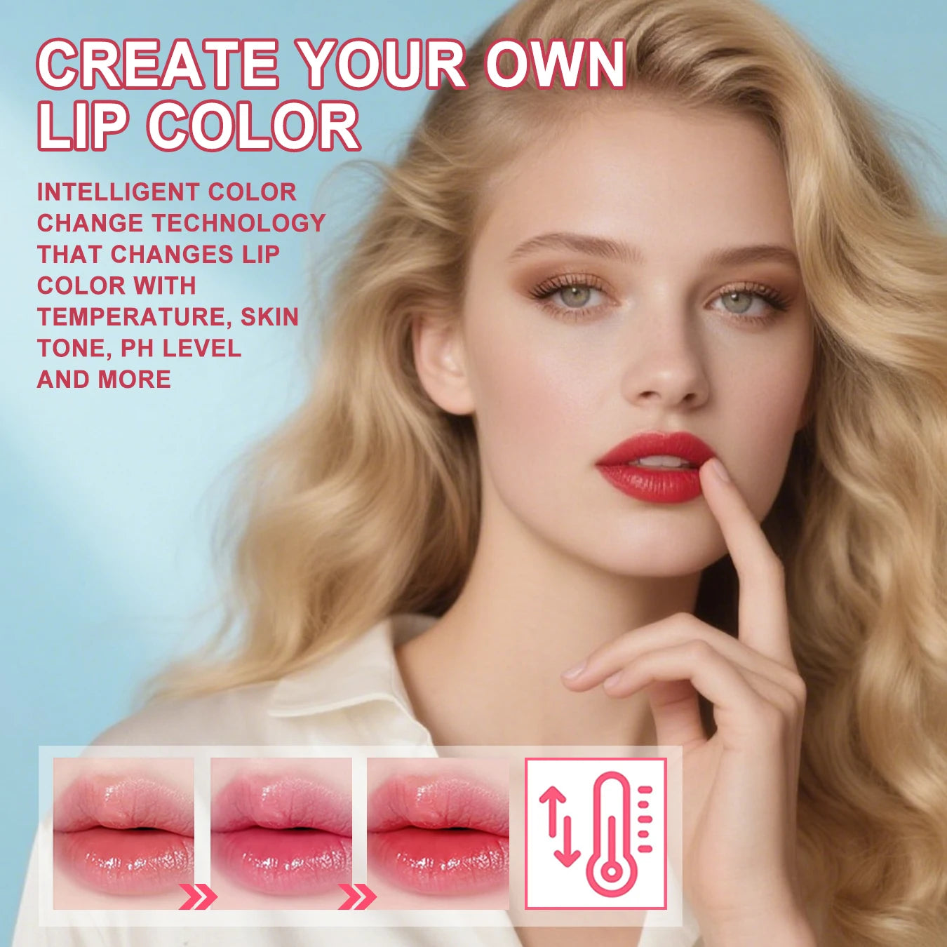 4-pack moisturizing and color changing lipstick - moisturizing lips, natural luster, and hue suitable for all skin tones