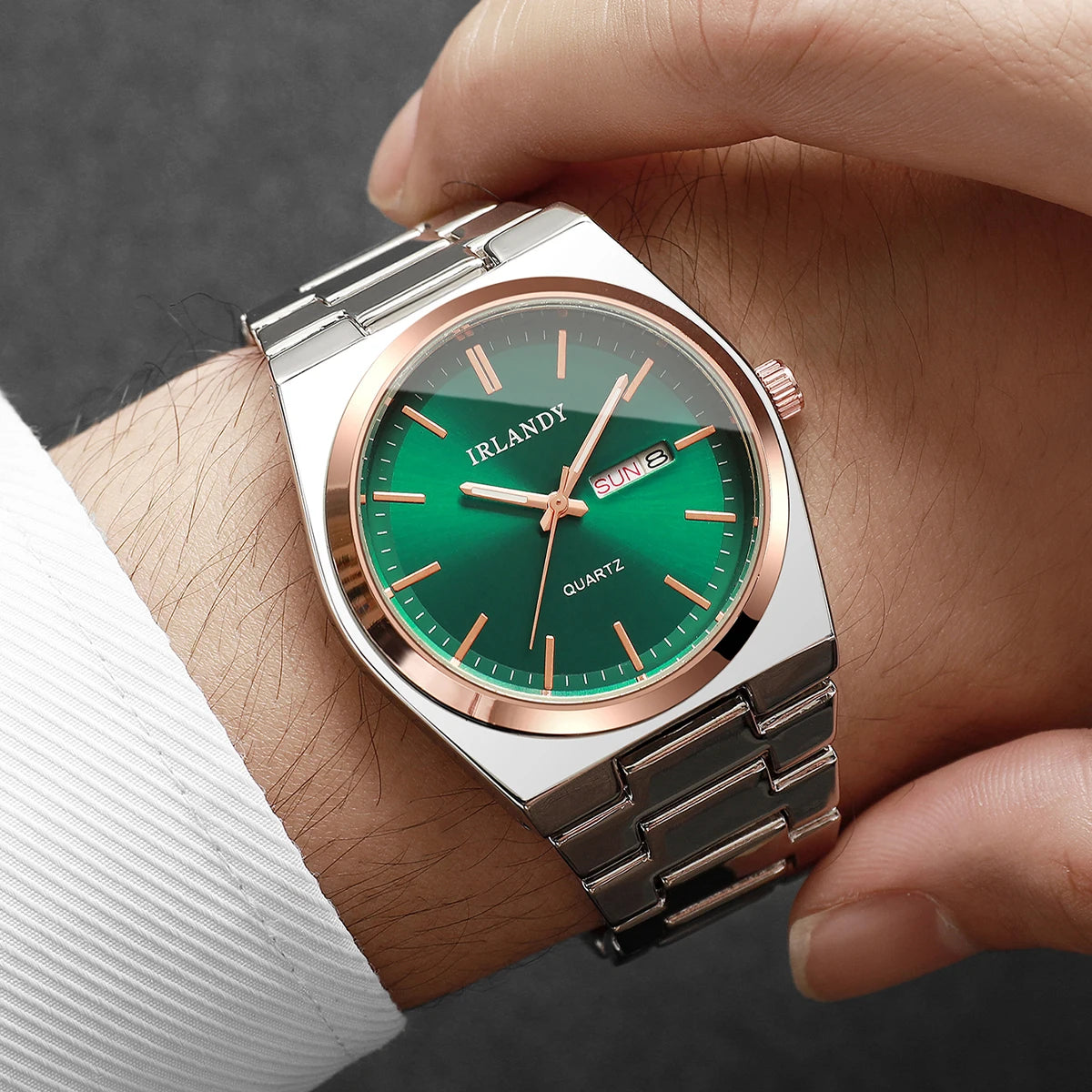 Luxury Men Business Watches Calendar Quartz Wristwatches For Mens Clock Reloj Hombre(Without Box)