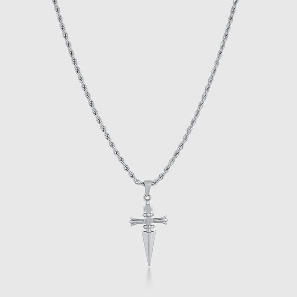 Anime Necklace for Men Judgement Chain Necklace H-X-H Pendant Men's Jewelry Cross Necklace Vintage Handmade Gift for Anime Lover