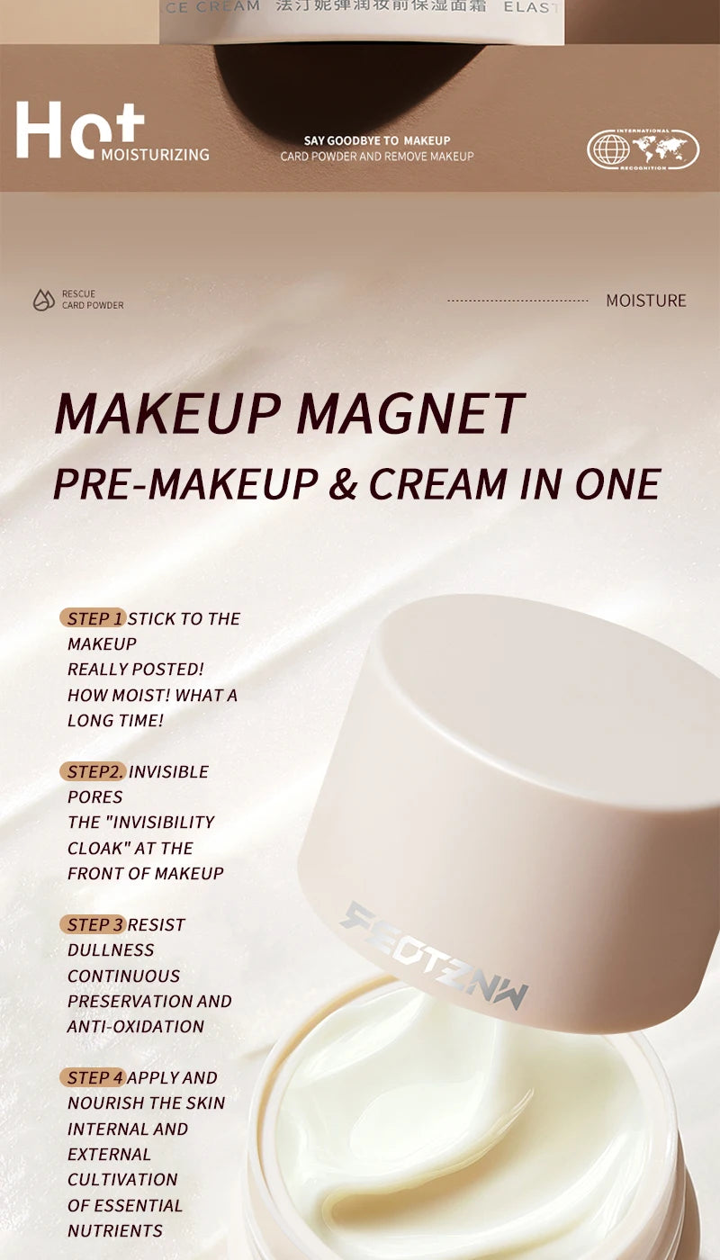 Feotznw Primer does not require a base, controls oil and does not cause powder to stick,A must-have for Korean women
