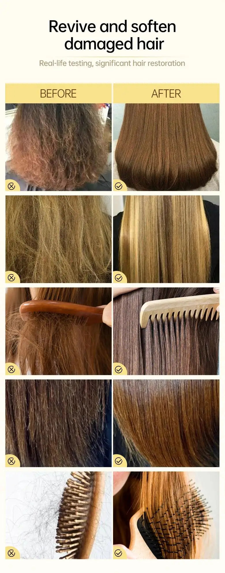 Magical Keratin Hair Mask 5 Seconds Fast Repairing Damaged Frizzy Hair Soft Smooth Shiny Deep Nourish Straighten Hair Scalp Care