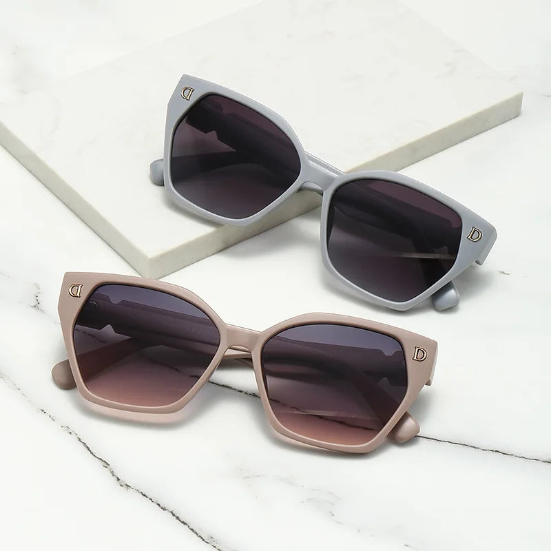 New Fashion Luxury Brand Sunglasses For Men Stylish Cateye Glamour Sun Glasses Trendy Shades Glamour Eyewear