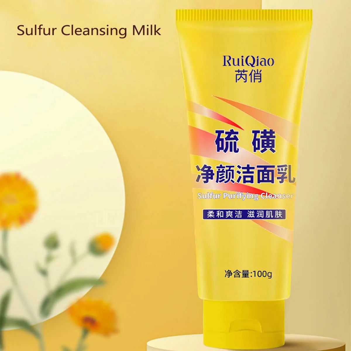 Gentle And Non - Irritating Sulfur Cleanser That Refreshes, Controls Oil, Moisturizes And Nourishes the Skin