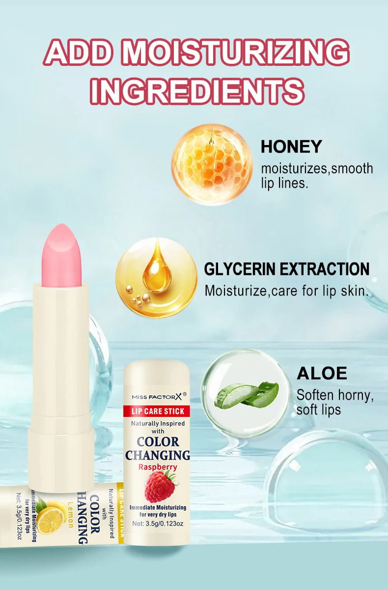 4-pack moisturizing and color changing lipstick - moisturizing lips, natural luster, and hue suitable for all skin tones