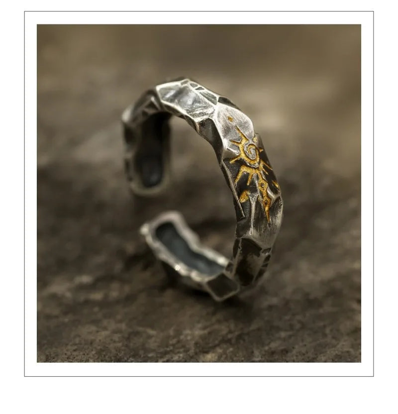 Men's Unique Ring Men's "Wishing Stone" Self-discipline Ring Trendy Brand Jewelry Boys' Ring Wholesale