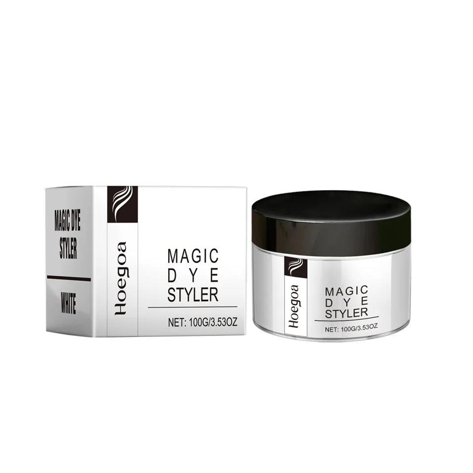 6 Colors Hair Color Wax Dye White Blue Brown Hair Natural Matte Nourish Long-Lasting Hair Coloring Styling Cream For Women Men