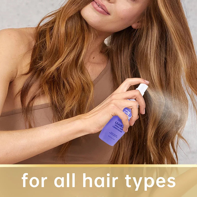 PURC Leave-In Conditioner Hair Spray Smoothing Straightening Shiny Repair Damaged Frizz Hair Treatment Hair Care