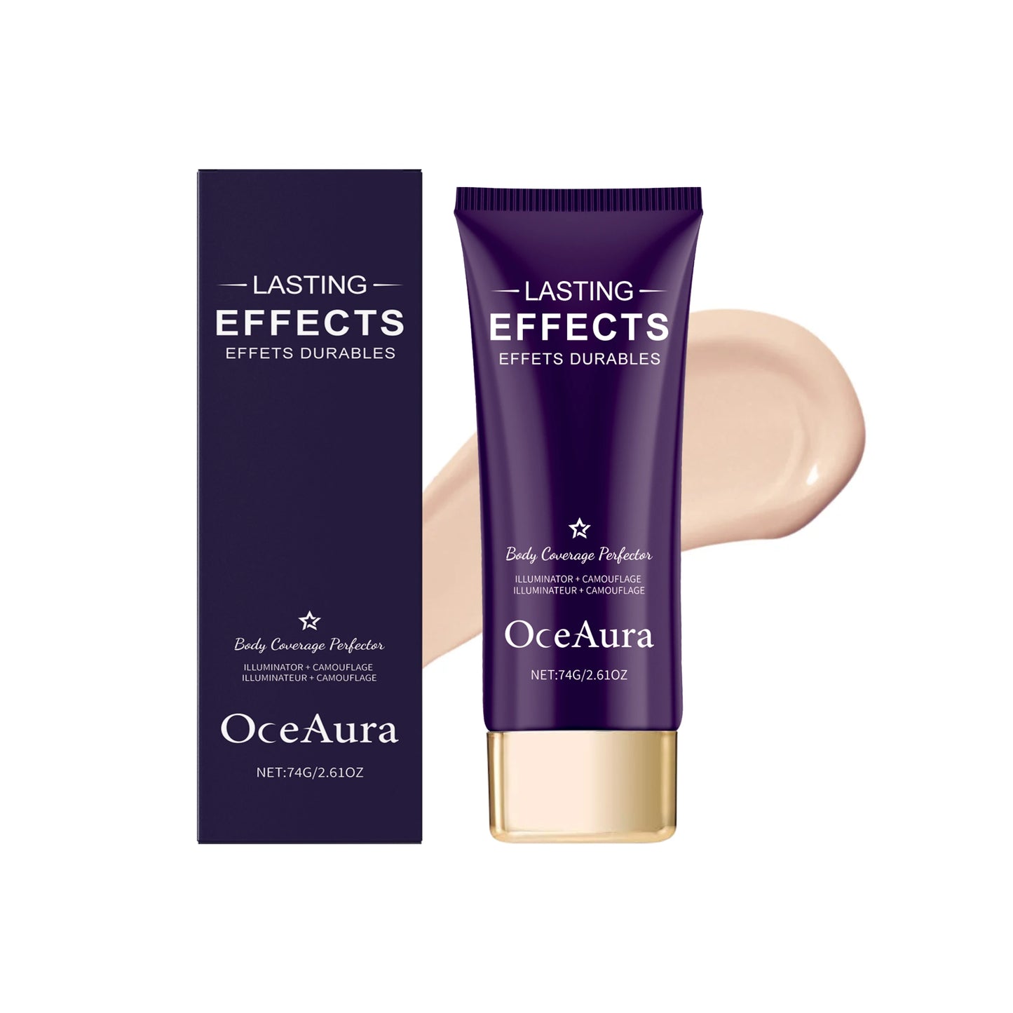 Hydrating Concealer Foundation Covers Blemishes Redness Spots Dark Circles Treatment Full-Coverage Hyaluronic Acid Face Makeup