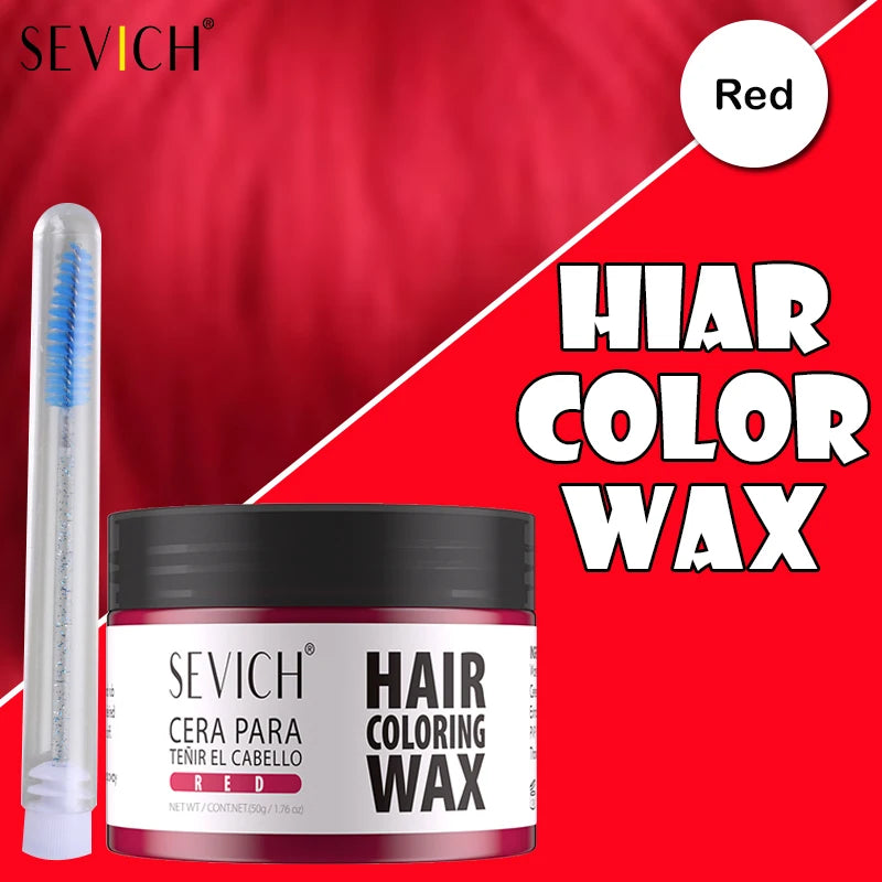 Hair Localized Staining 13 Color Temporary Diy Hair Colour Wax Easy To Wash One-Time Hair Dyed Mud Long Lasting Hair Color Cream