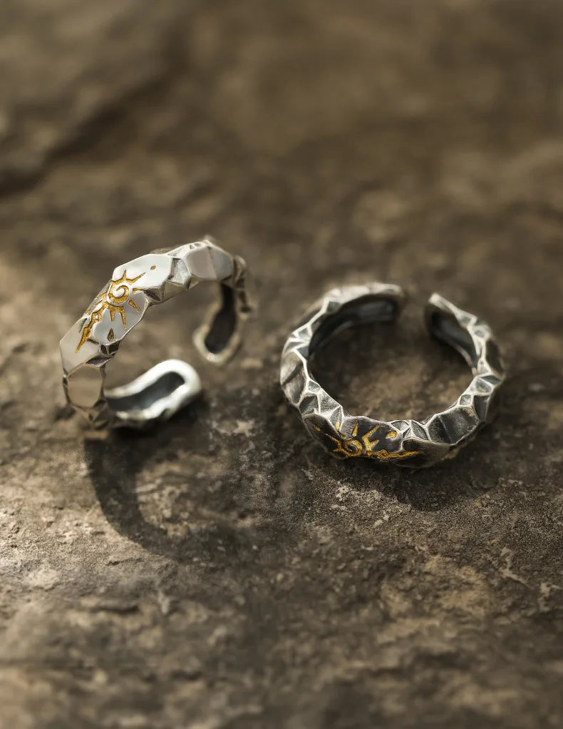 Men's Unique Ring Men's "Wishing Stone" Self-discipline Ring Trendy Brand Jewelry Boys' Ring Wholesale