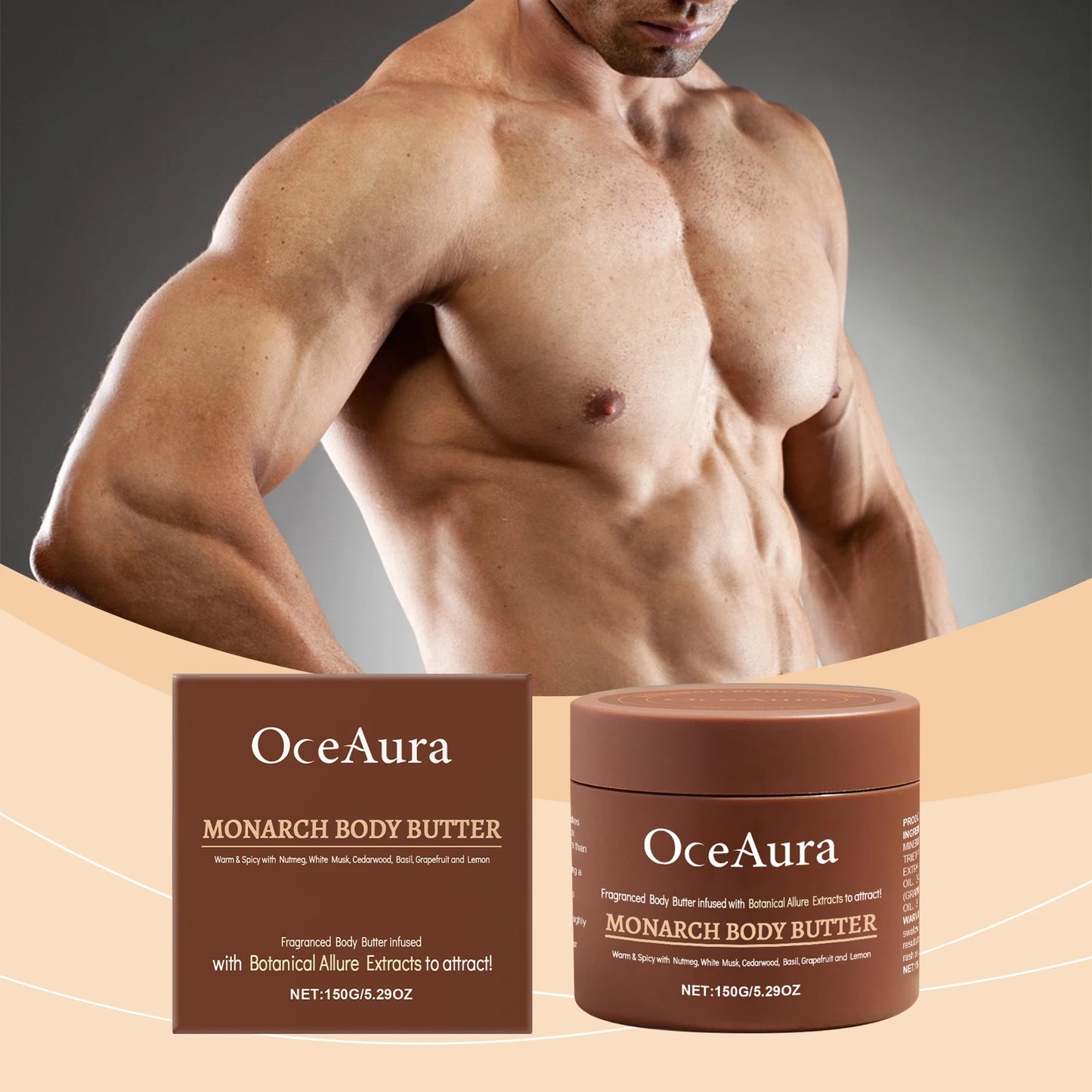 Men's Moisturizing Cream - Daily Body Skin Moisturization, Nourishing for Soft and Smooth Skin, External Care
