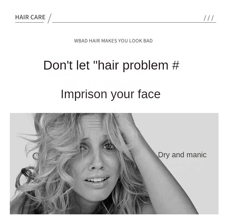 Hair Styling Serum Frizzy Dry Hair Rose Essence Oil Capsules Leave-in Anti Frizz Conditioner Repair Hair Care