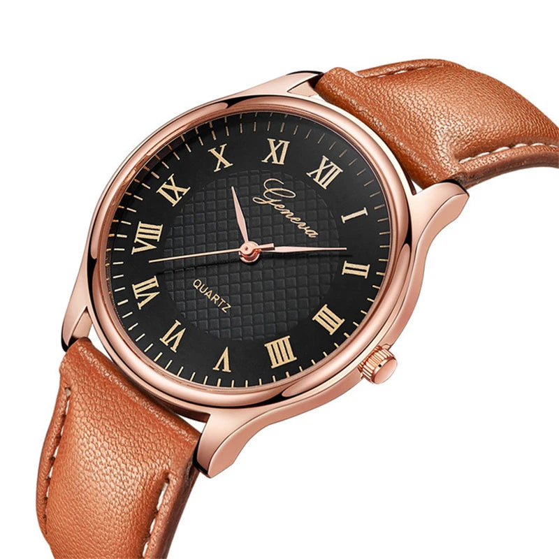 Luxury Mens Watches Top Brand Fashion Men's Quartz Watches Business Casual Leather Belt Male Wristwatches Clock reloj de hombre