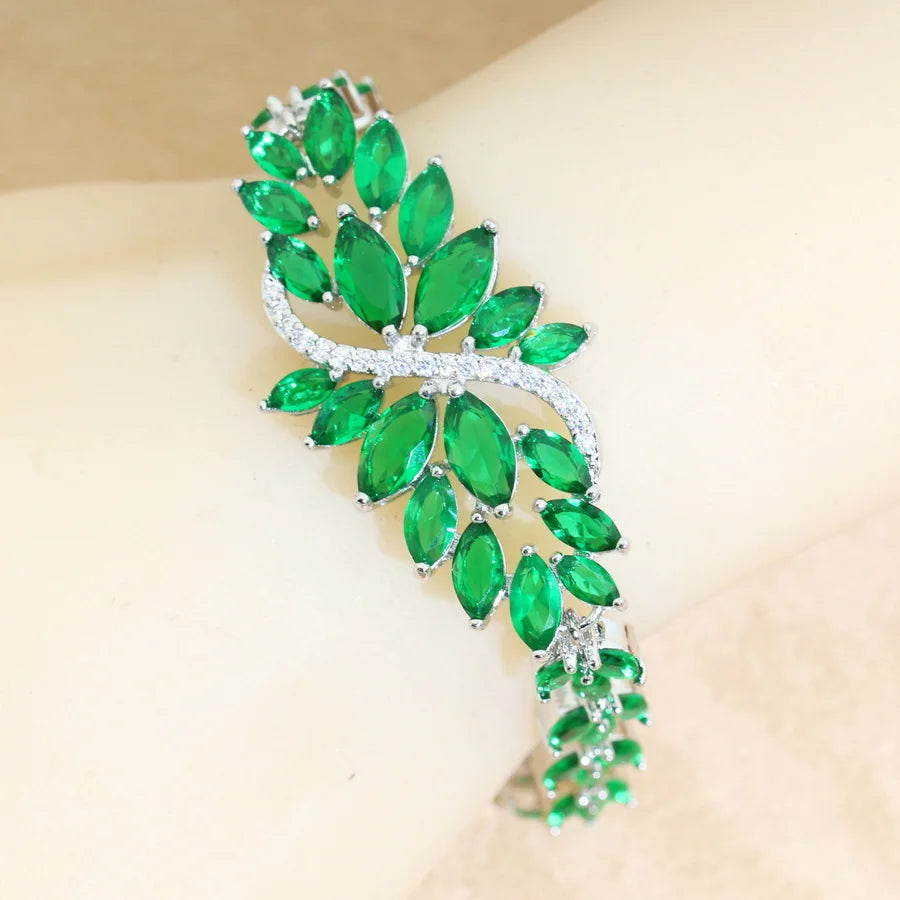 luxury More Color Stone Bracelet for Women Wedding Jewelry Birthday Gift