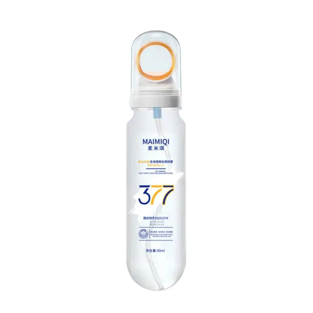 90ML 377 Sunscreen Spray SPF50+ Anti-aging Anti Wrinkle Moisturizing Whitening Sunscreen Spray Facial Body Neck Skin Care Spray