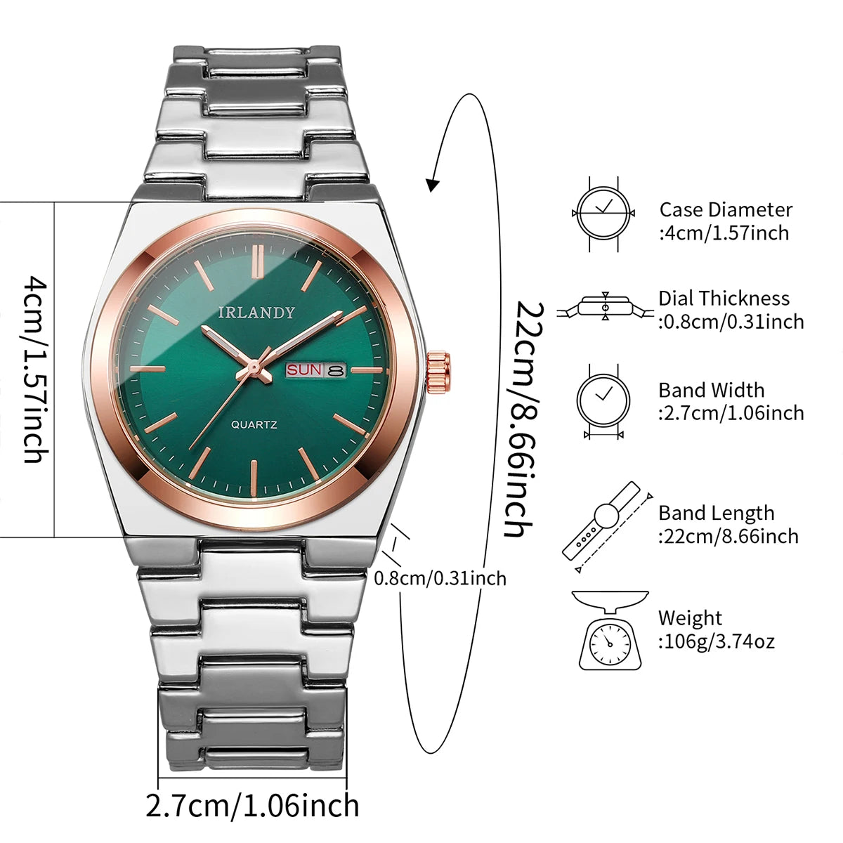 Luxury Men Business Watches Calendar Quartz Wristwatches For Mens Clock Reloj Hombre(Without Box)