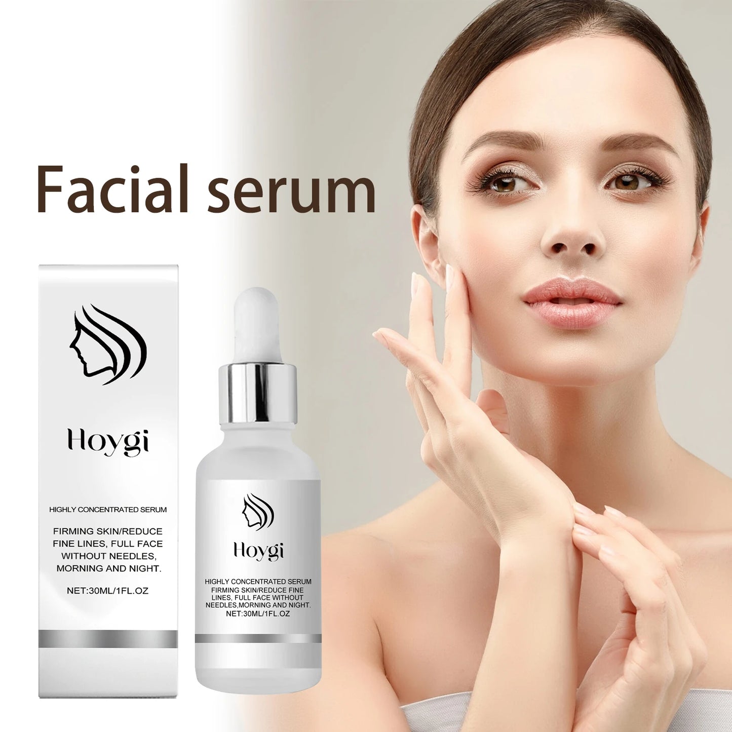 Brightening Hydrating Face Serum for Sensitive Skin 30ml Anti Aging Essence Reduces Dark Spots Acne Marks Lines Fast Absorbing