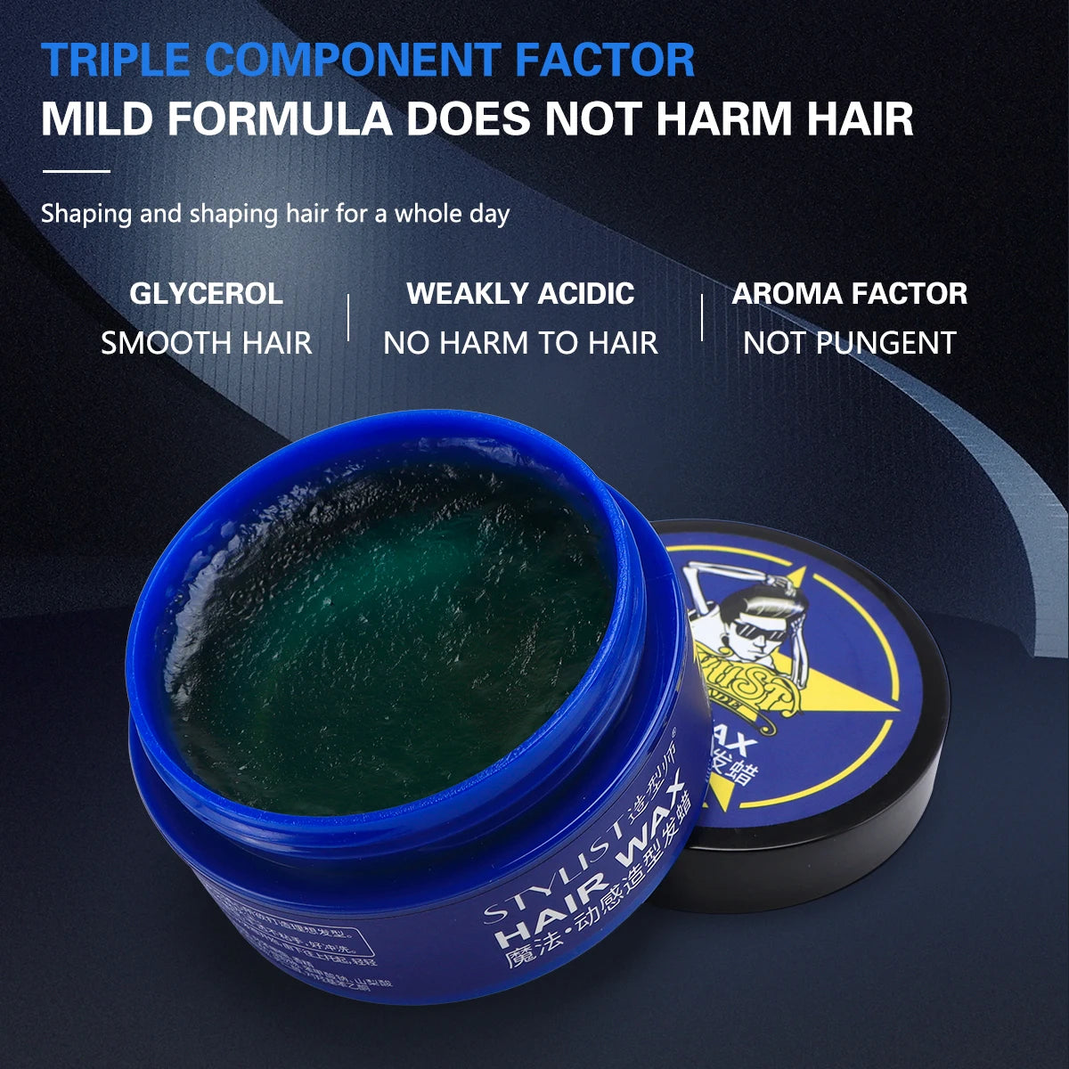 Hairdresser Styling Hair Pomade Barber Restoring Ointment Men's Hairstylist Gel Hairdressing Salon Supplies