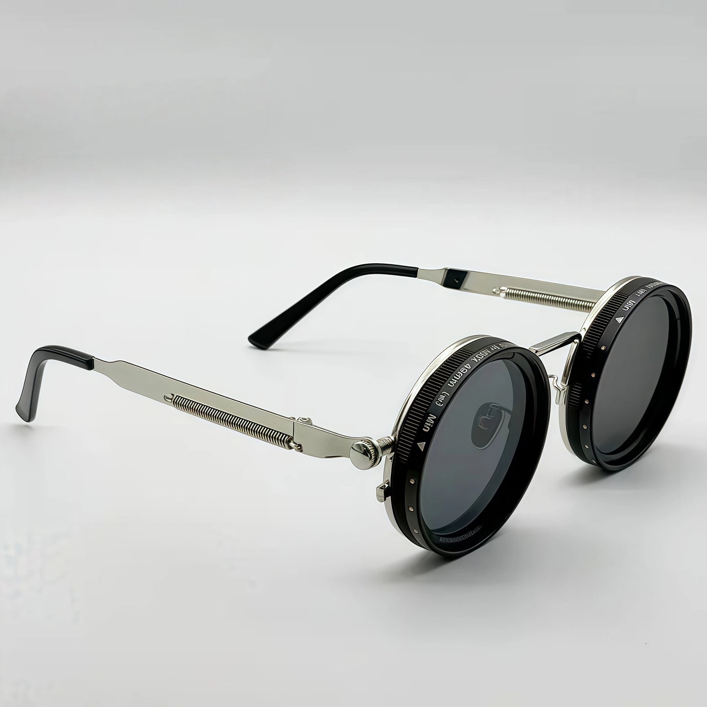 Stylish Dimmable Glasses, Suitable for Multi-Scenario Use, Retro Punk Parties, Festivals, Unisex Easter, Graduation Season, Halloween, Christmas