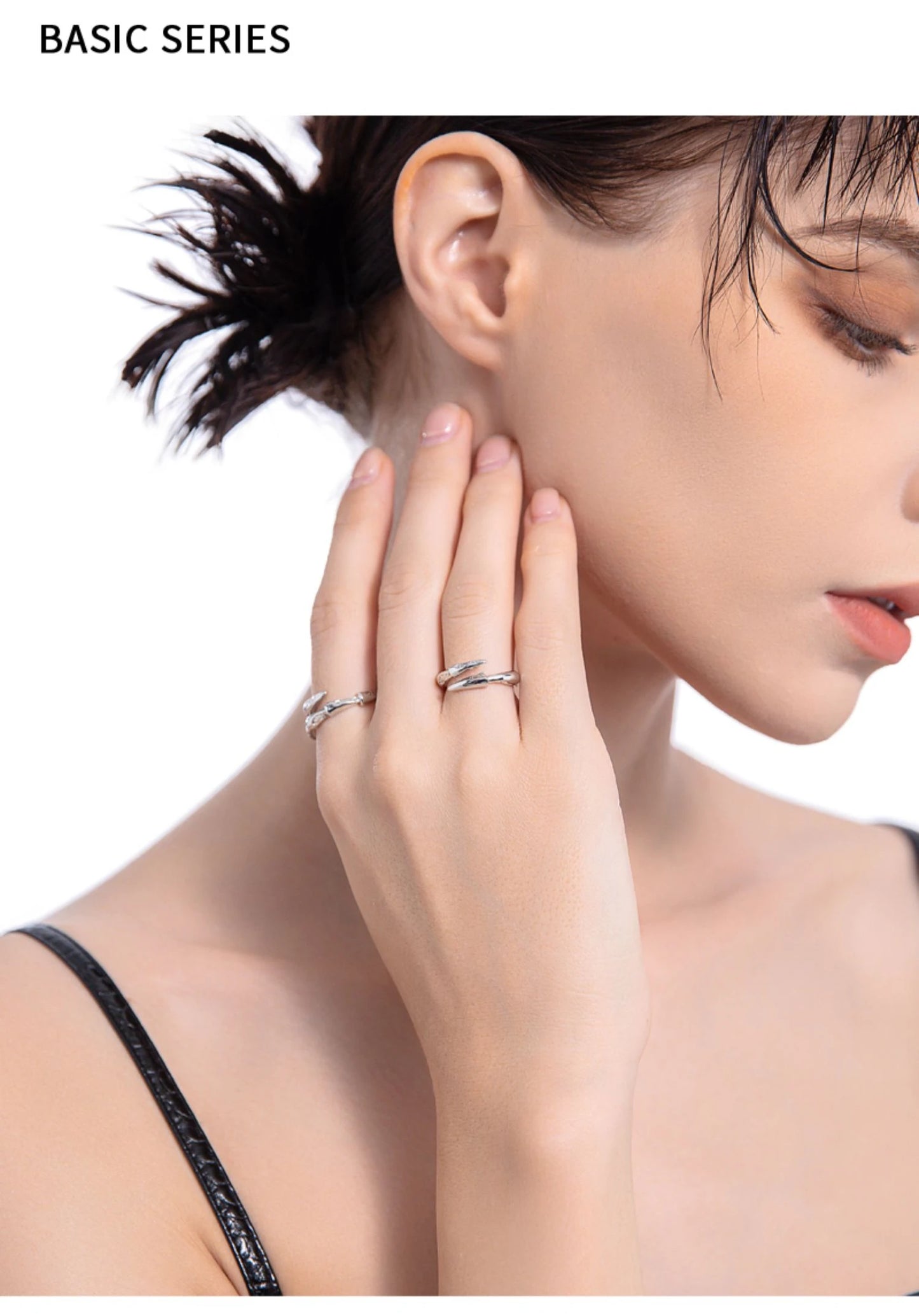 MASW Hip Hop Punk Style Finger Ring For Women Female Gifts Original Design Fashion Jewelry High Quality Metal Ring Hot Sale