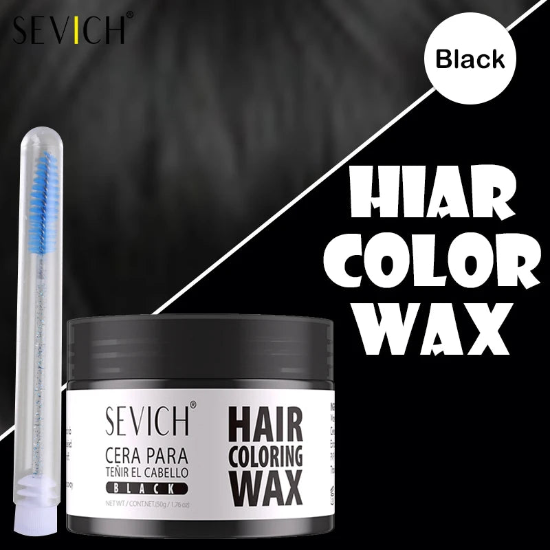 Hair Localized Staining 13 Color Temporary Diy Hair Colour Wax Easy To Wash One-Time Hair Dyed Mud Long Lasting Hair Color Cream