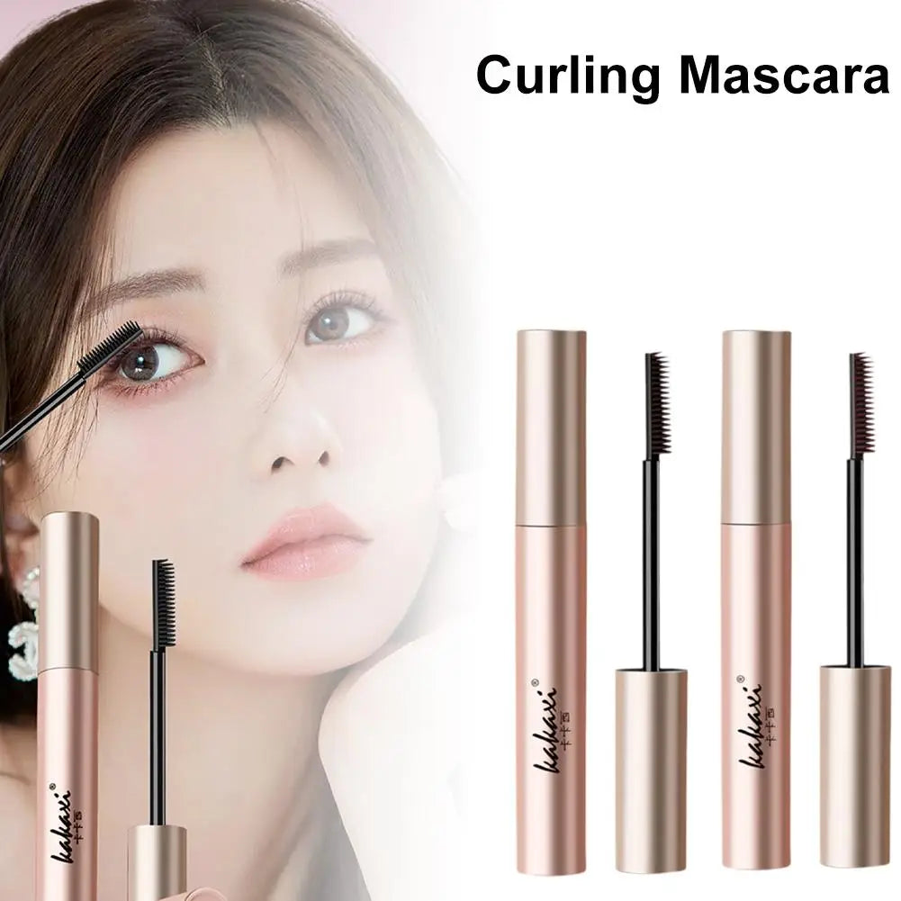 EyeLashes Mascara Waterproof Silk Fiber Mascara Black Long Curling Eyelash Extensions Non-clumping Eyes Makeup Cosmetics