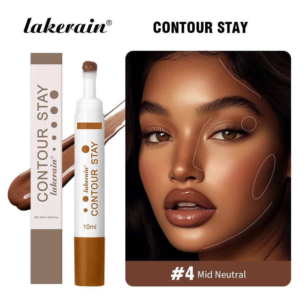 Liquid Contour STAY Long Wear Bronzer Cream Contour Makeup Long Lasting Nourishing Hydrating Face Contour 6 Colors
