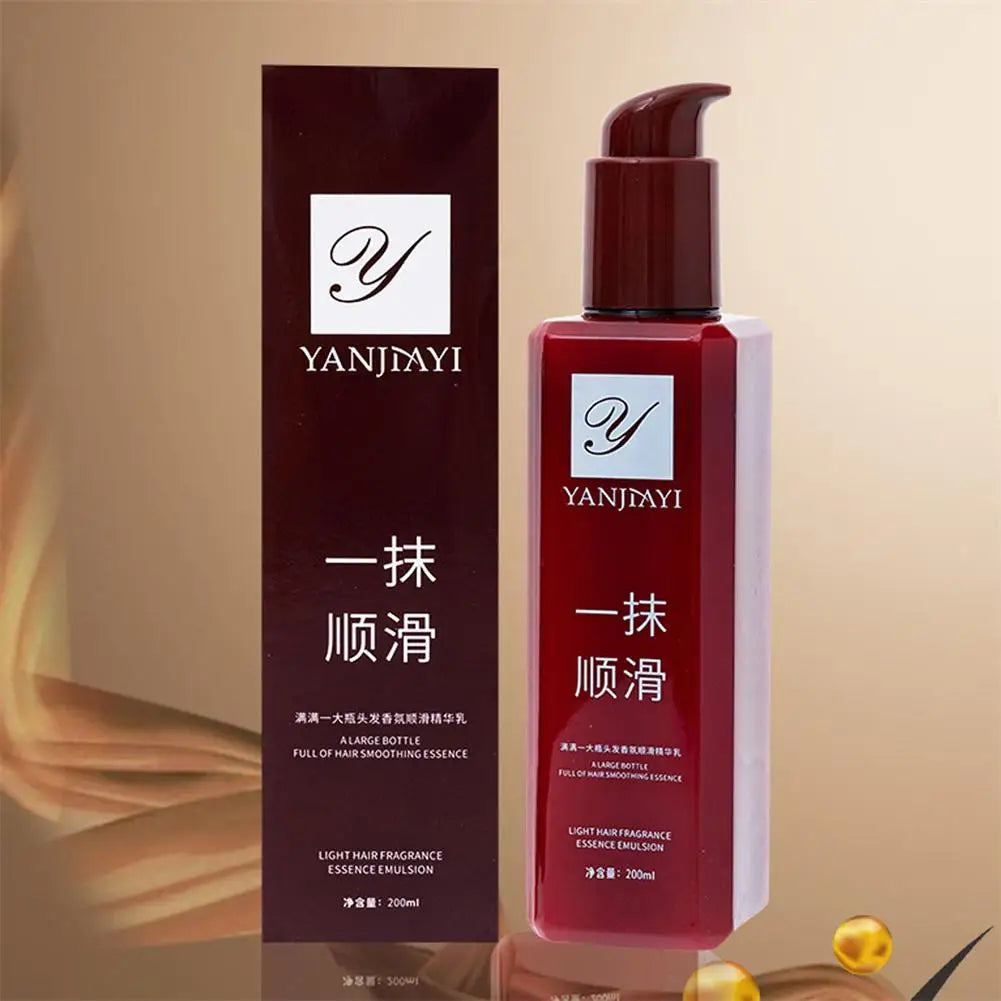 200ml Smoothing Hair Conditioner Hair Leave-in Conditioner Wash-free Film Frizz Hair Conditioner Care Anti Frizz-improving Y8R4