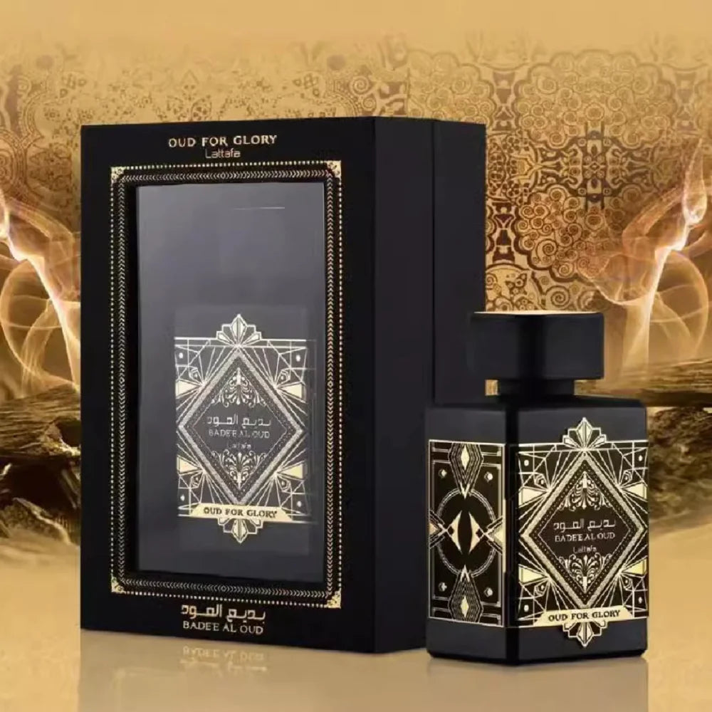 100ml Perfume For Men Arabic Charming Fragrance Oud Badal Wood Long-lasting Perfume Amethyst Agarwood Glory Ebony Sublime Ebony