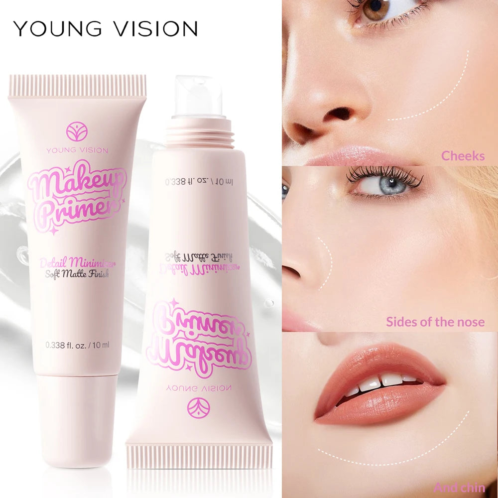 Pore-Blurring Makeup Primer Lightweight, Oil-Control Pre-Makeup Base Long-Lasting, Hydrating, and Smoothing Primer for Invisible