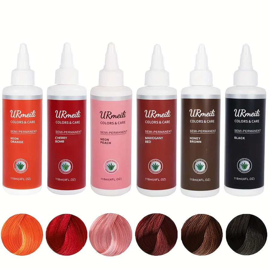 Natural Hair Color Cream Semi-permanent Hair Dye Product Halloween Lasting Barber Salon Household Herbal Hair Dey Cream for wig