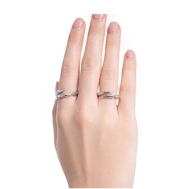 MASW Hip Hop Punk Style Finger Ring For Women Female Gifts Original Design Fashion Jewelry High Quality Metal Ring Hot Sale
