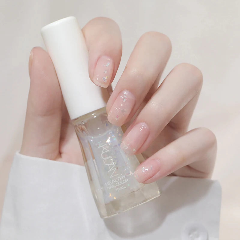 1PC 10ml Glass Bottle Colorful Nail Polish For Nails Nail Art Varnish Fashion DIY Design Manicure No Need Lamp Autumn Winter