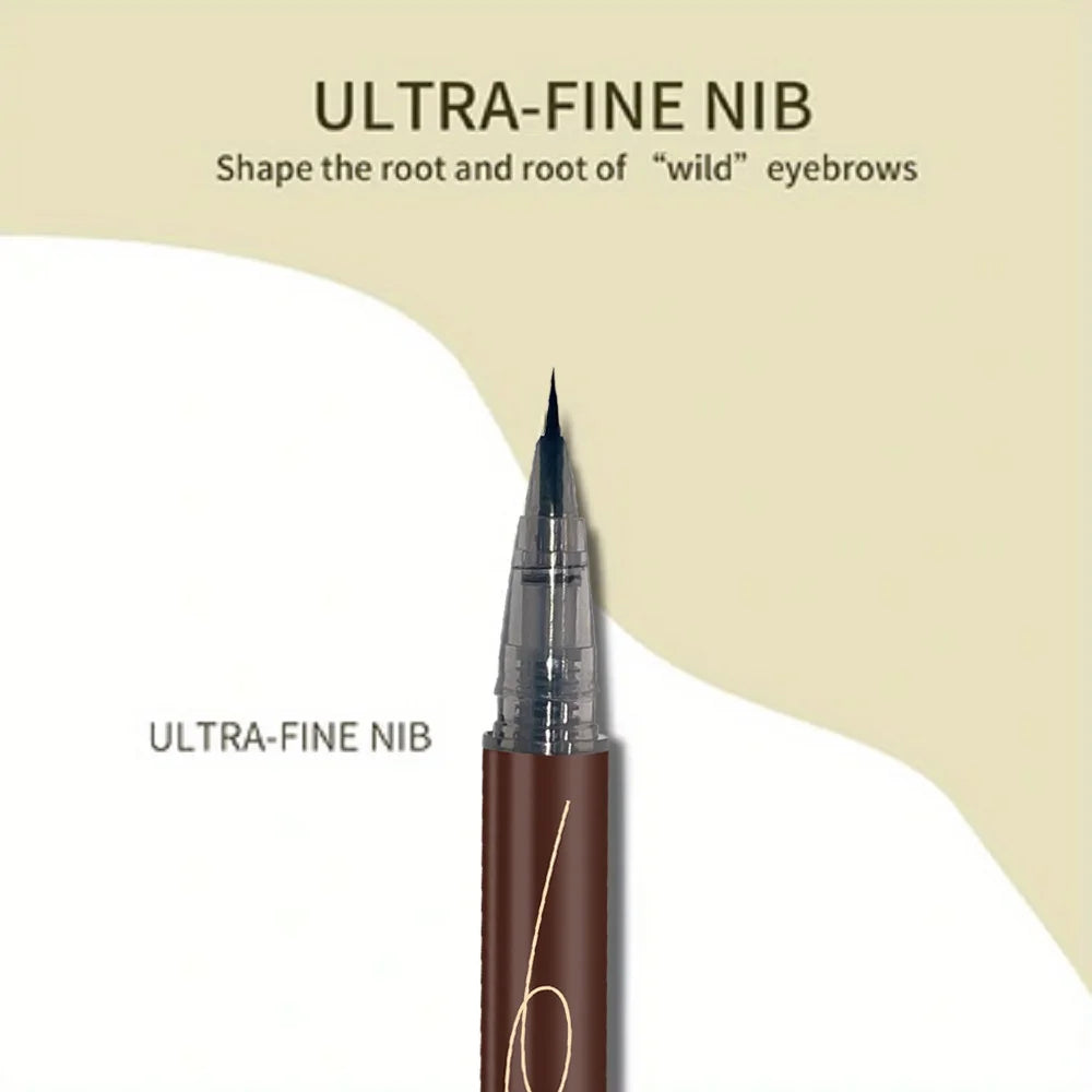 The new 0.005mm ultra-fine eyeliner with long-lasting makeup is a waterproof professional antiperspirant liquid eye eyebrow penc