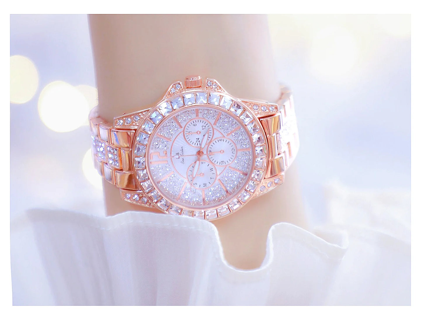 Luxury Women Watch Fashion Diamond Wrist Silver Gold Watches for Girls Waterproof Clock Reloj Mujer Dress Gifts