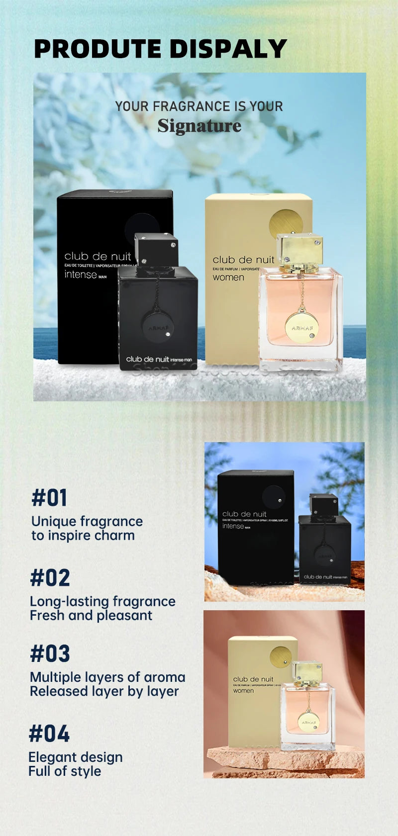 105ML Armaf Club De Nuit Intense Man Eau De Toilette Woody Spicy Attract Women Long-lasting Fragrance Perfect For All Occasions