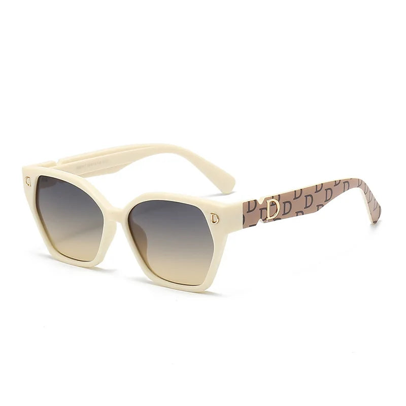 New Fashion Luxury Brand Sunglasses For Men Stylish Cateye Glamour Sun Glasses Trendy Shades Glamour Eyewear