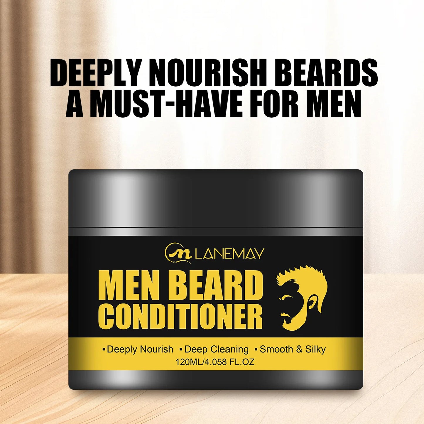 Men's Beard Softening Shaving Foam, Moisturizing & Hydrating Shave Cream for Gentle Beard Care & Smooth Shaving Experience