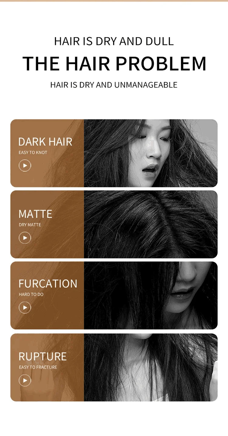 Magical Keratin Hair Mask 5 Seconds Fast Repairing Damaged Frizzy Hair Soft Smooth Shiny Deep Nourish Straighten Hair Scalp Care