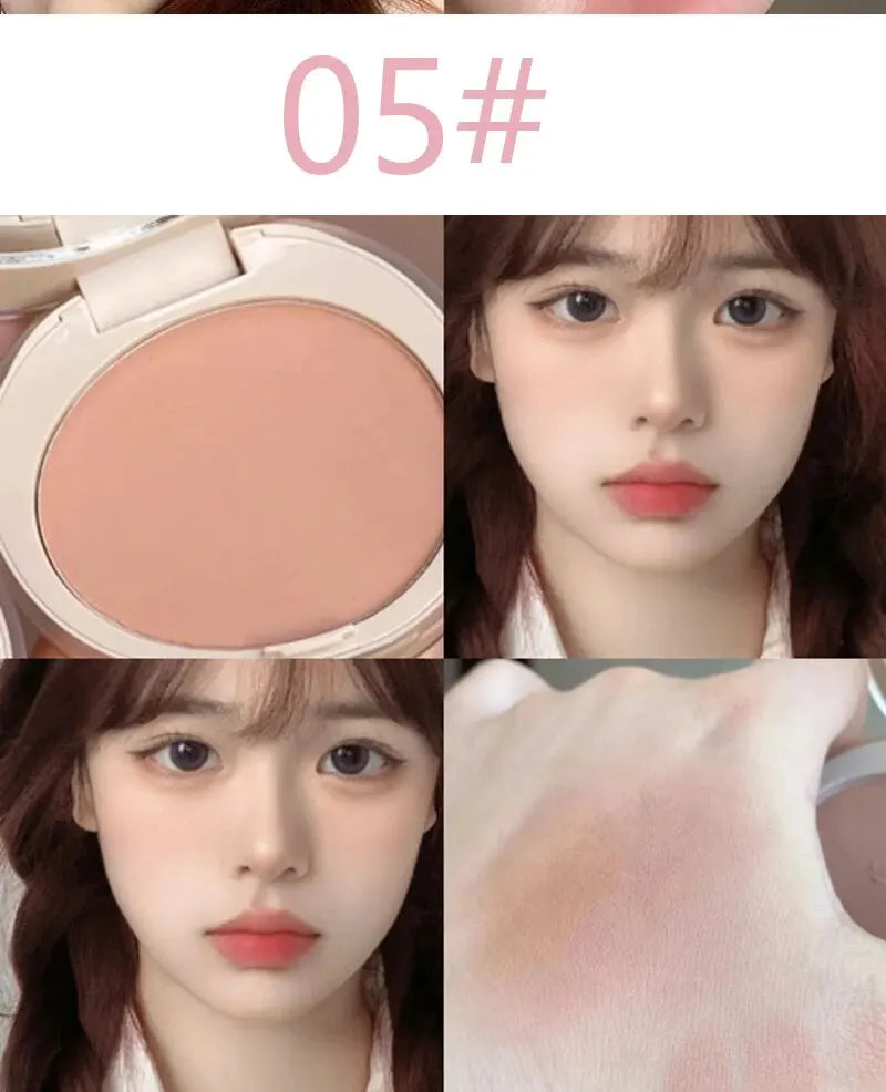 HERORANGEHR526 Monochromatic Blush Is Waterproof, Sweat-proof, Colorfast, and Durable. Six Colors Are Available.