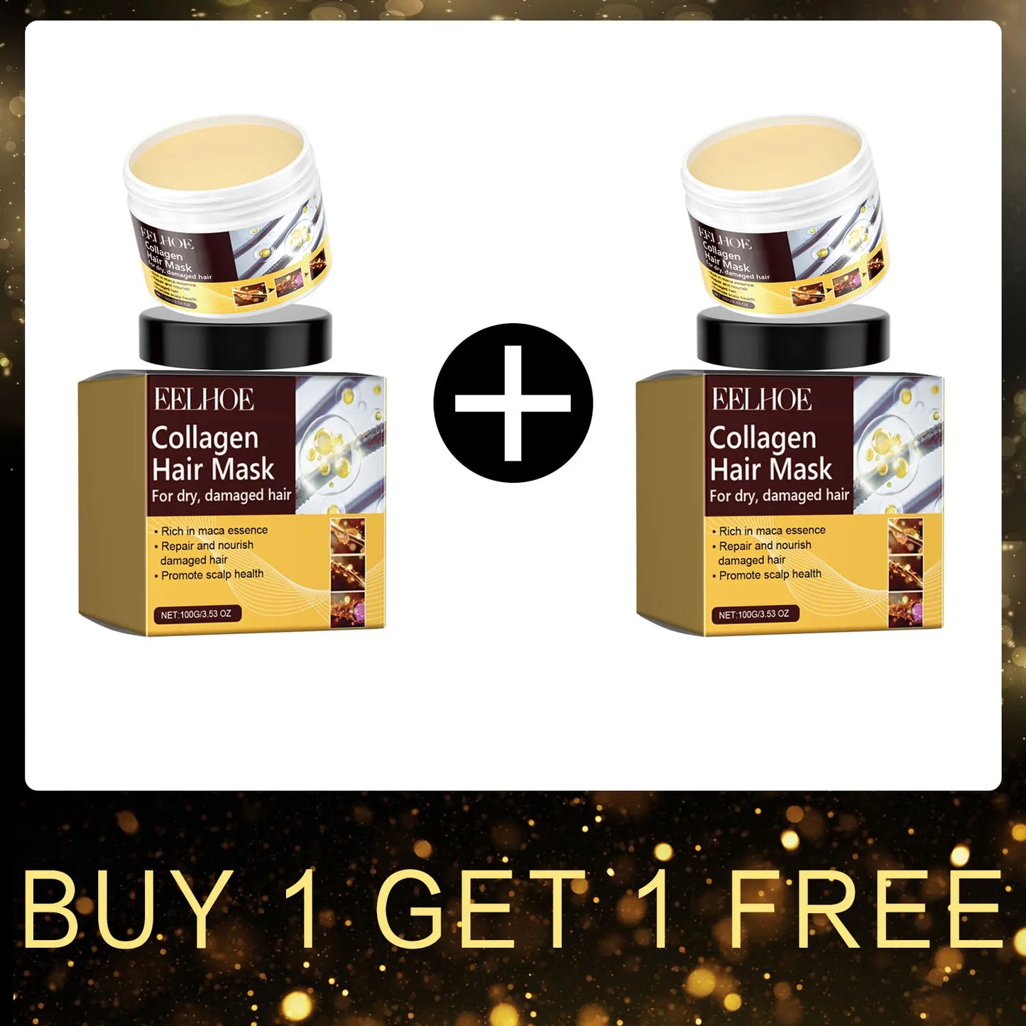 Deep Conditioning Hair Mask Collagen Hair Hydration Treatments for Damaged Hair Moisturizer Repair Hair Strengthening Mask 100g