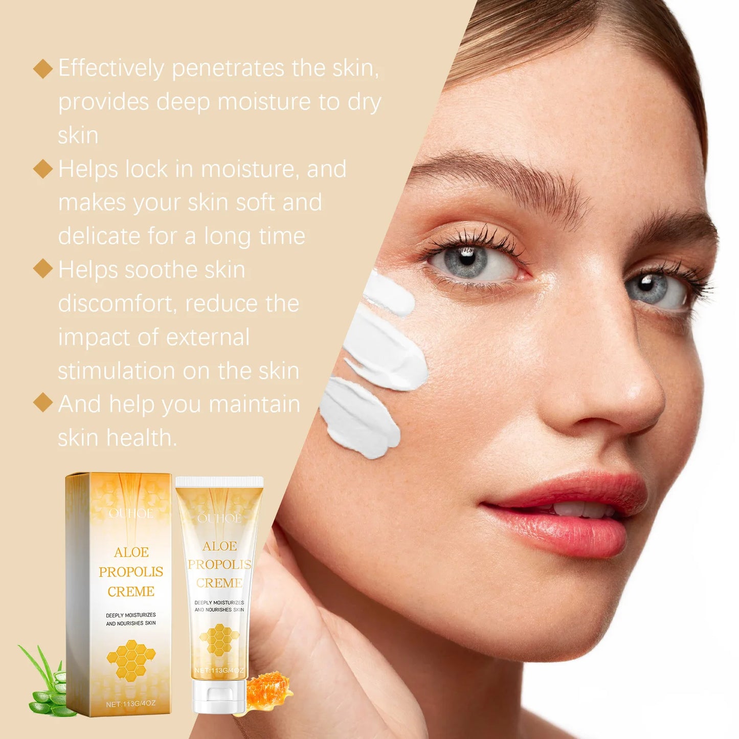 Moisturizing Face Cream Nourish Hydrating Fade Blemish Anti Oxidant Soothe Tender Skin Care Brightening Skin Rejuvenating Cream