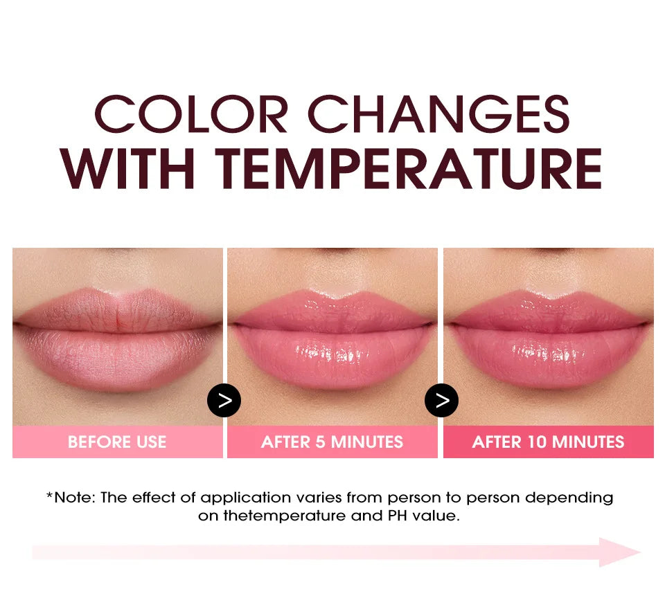 Natural Moisturizing lipstick Moisturizes and softens the water feeling, transparent and nude, easy to apply lip oil
