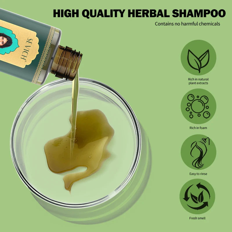 Pure Natural India Hair Oil Ayurvedic Herbal Hair Care Shampoo Rosemary Hair Growth Oil Anti Hair Loss Hair Regrowth Serum