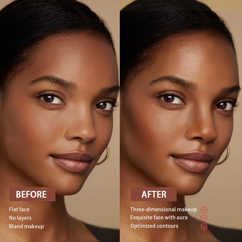 Liquid Contour STAY Long Wear Bronzer Cream Contour Makeup Long Lasting Nourishing Hydrating Face Contour 6 Colors