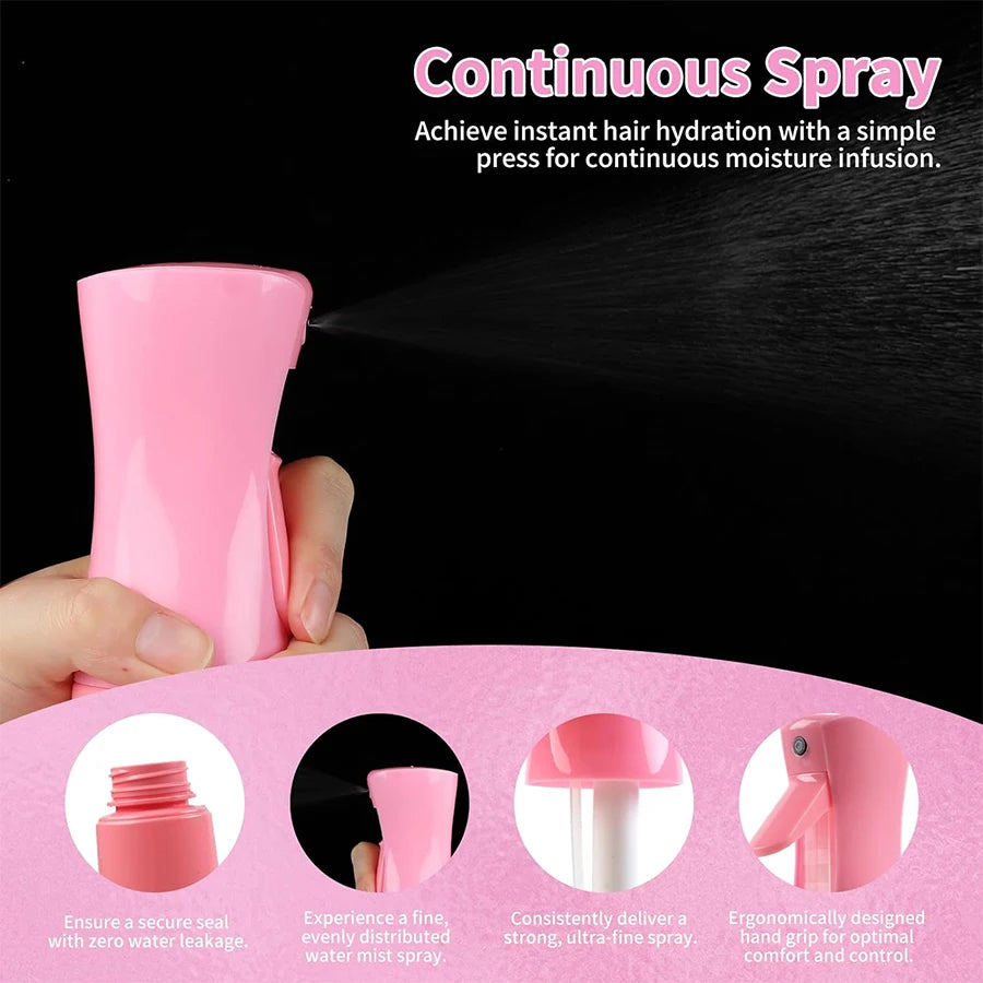11pcs Hair Brush Set, Comb Set for Teasing, Edge & Back Brushing, Curly Hair Brush Set with Spray Bottle forDetangling Brush