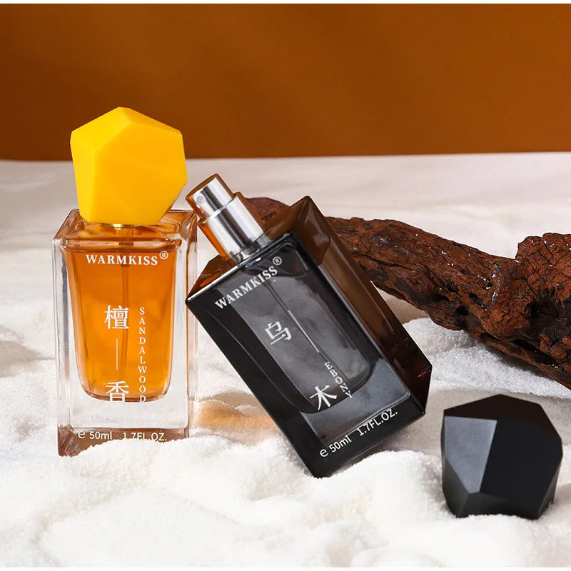 Sandalwood Ebony Perfume Spray,Woody Scent Men's Eau De Cologne,Cedar/Vetiver/Musk/Agarwood Light Fragrance Mist,Long Lasting